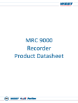 MRC 9000 Datasheet